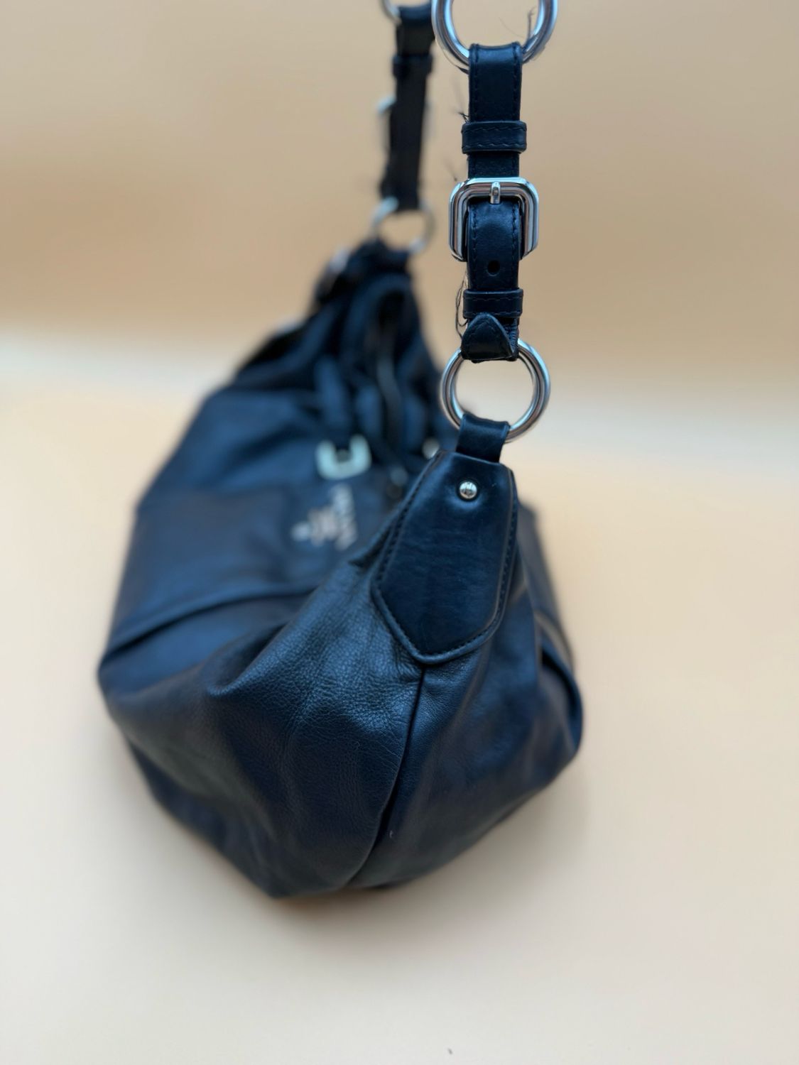 Prada Soft Calfskin Hobo Shoulder
