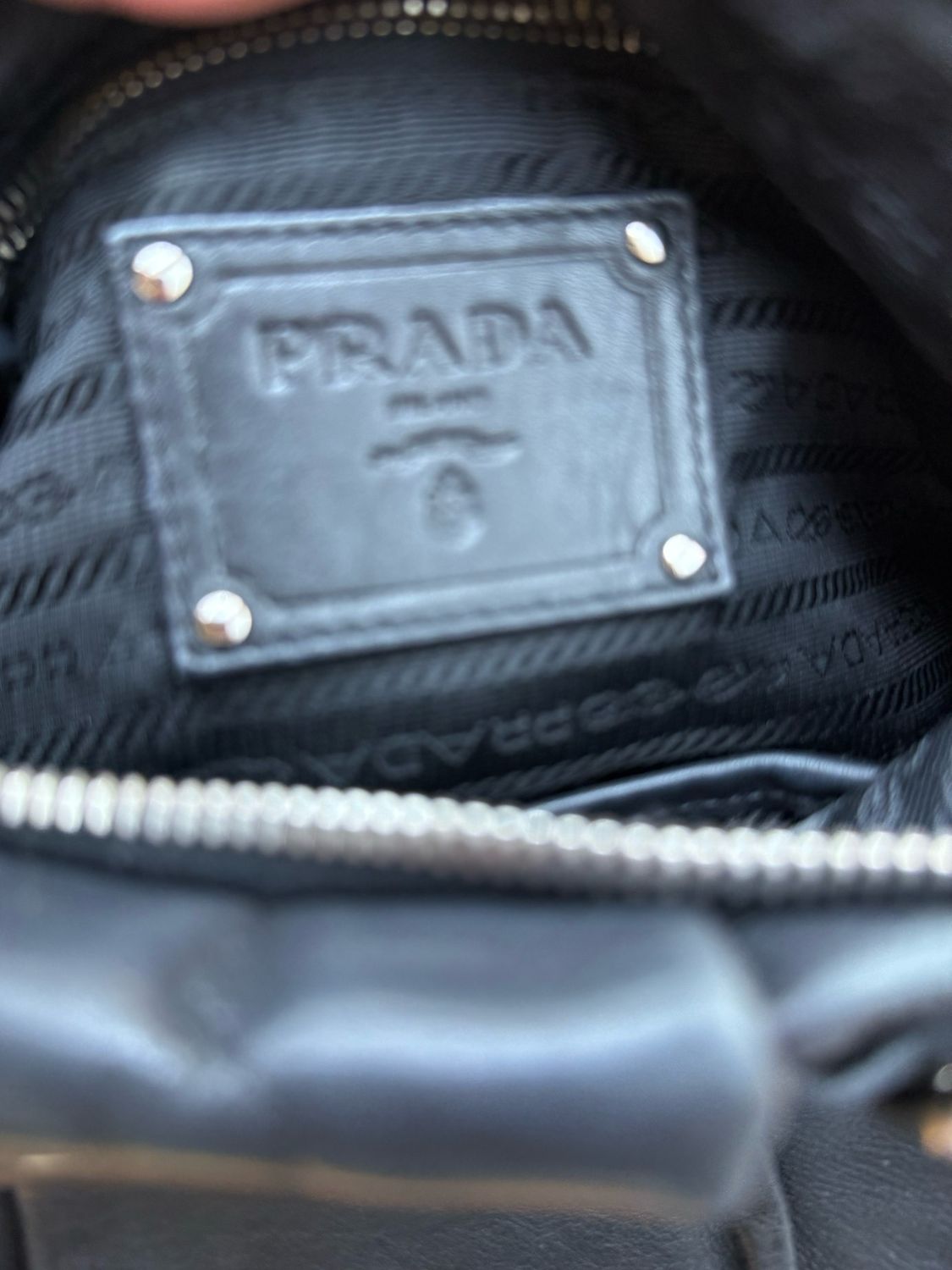Prada Soft Calfskin Hobo Shoulder