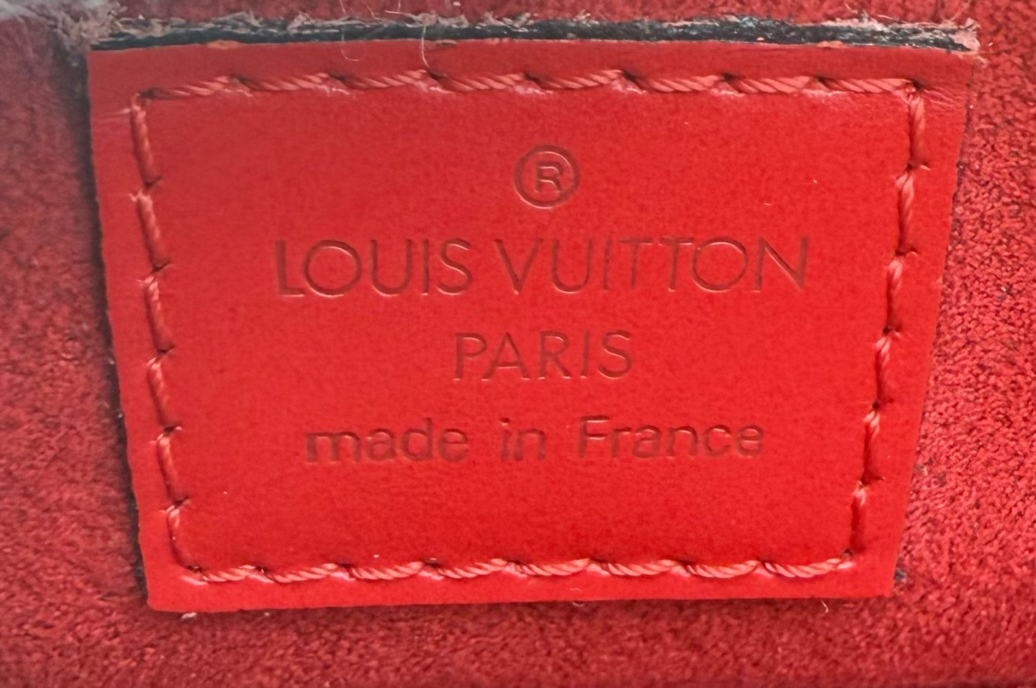 Louis Vuitton Jasmin Red Epi Top Handle