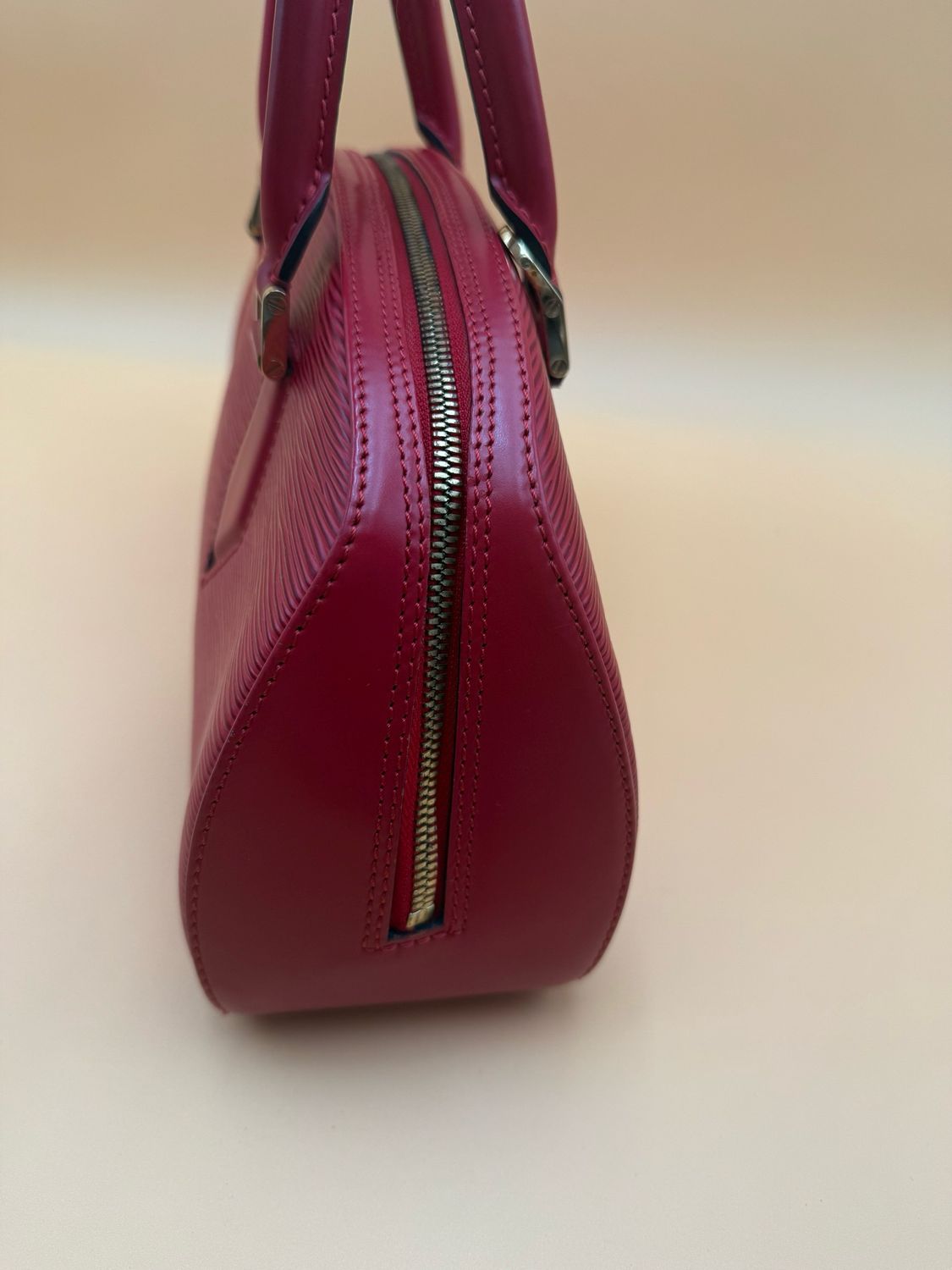 Louis Vuitton Jasmin Red Epi Top Handle