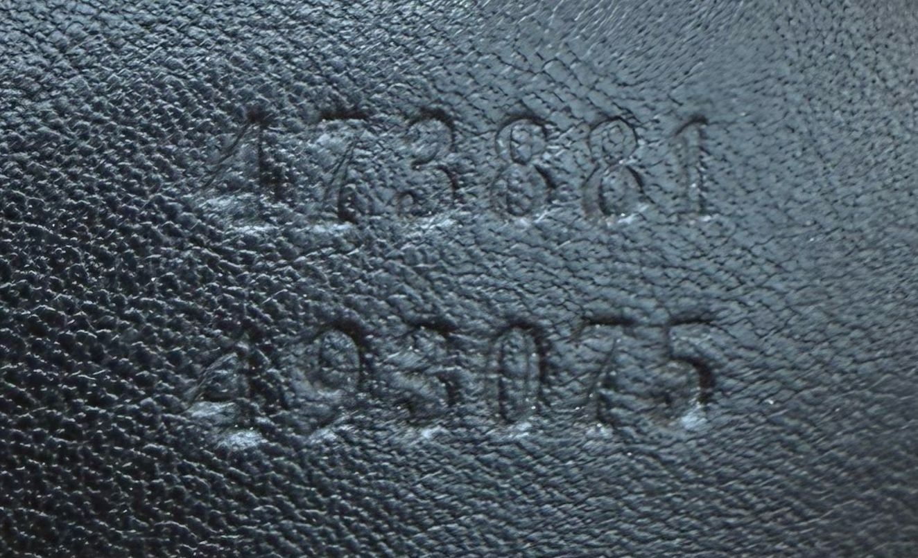 Gucci Monogram Leather Guccissima Clutch Bag