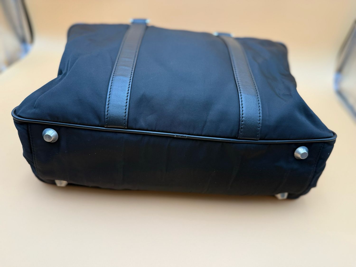 Prada Tessuto Briefcase Laptop Bag Black
