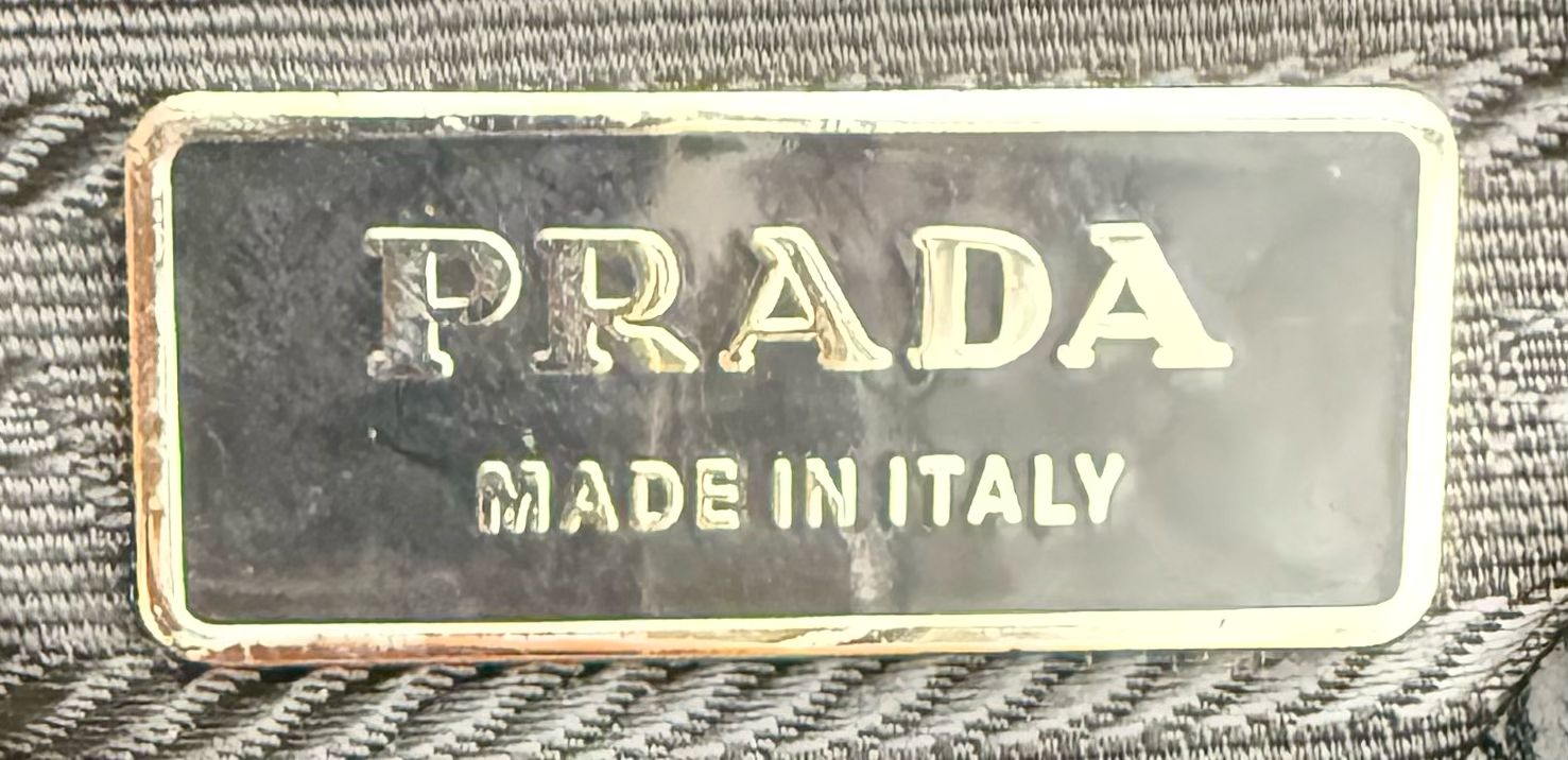 Prada Tessuto Briefcase Laptop Bag Black