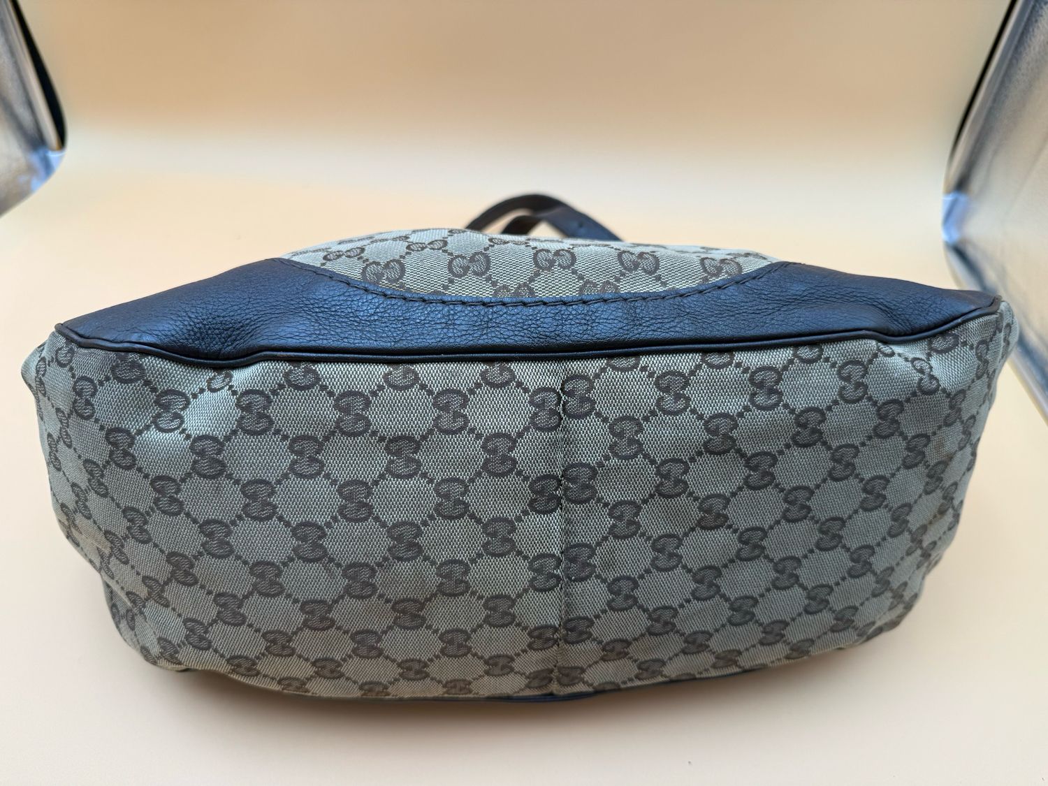Gucci Monogram Canvas Charlotte Tote Shoulder Bag Large