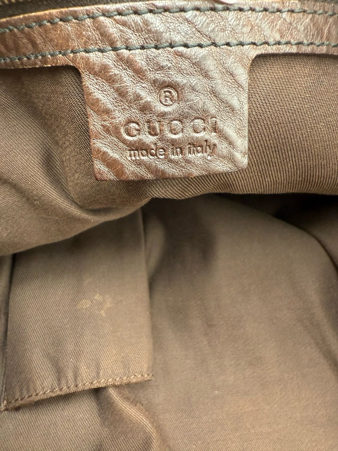 Gucci Monogram Canvas Jockey Tote Shoulder