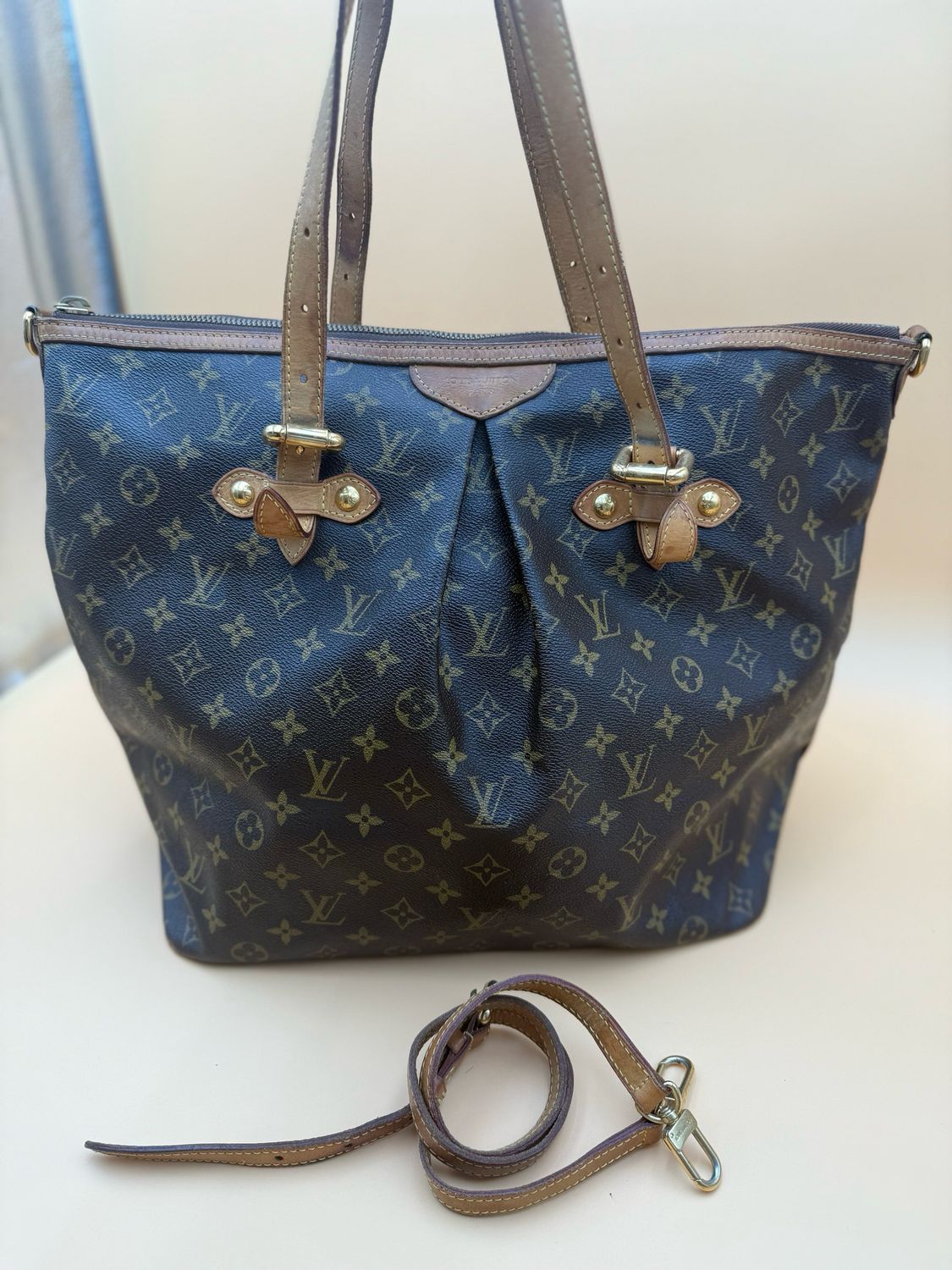 Louis Vuitton Monogram Palermo GM Tote Crossbody