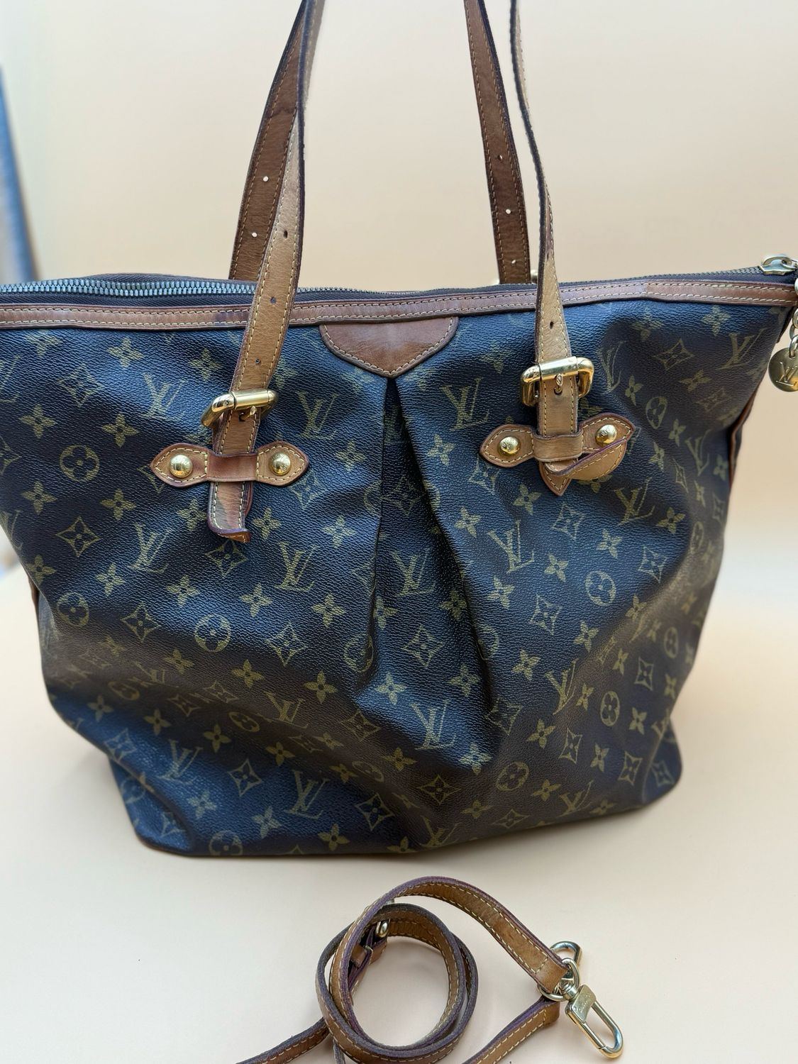 Louis Vuitton Monogram Palermo GM Tote Crossbody