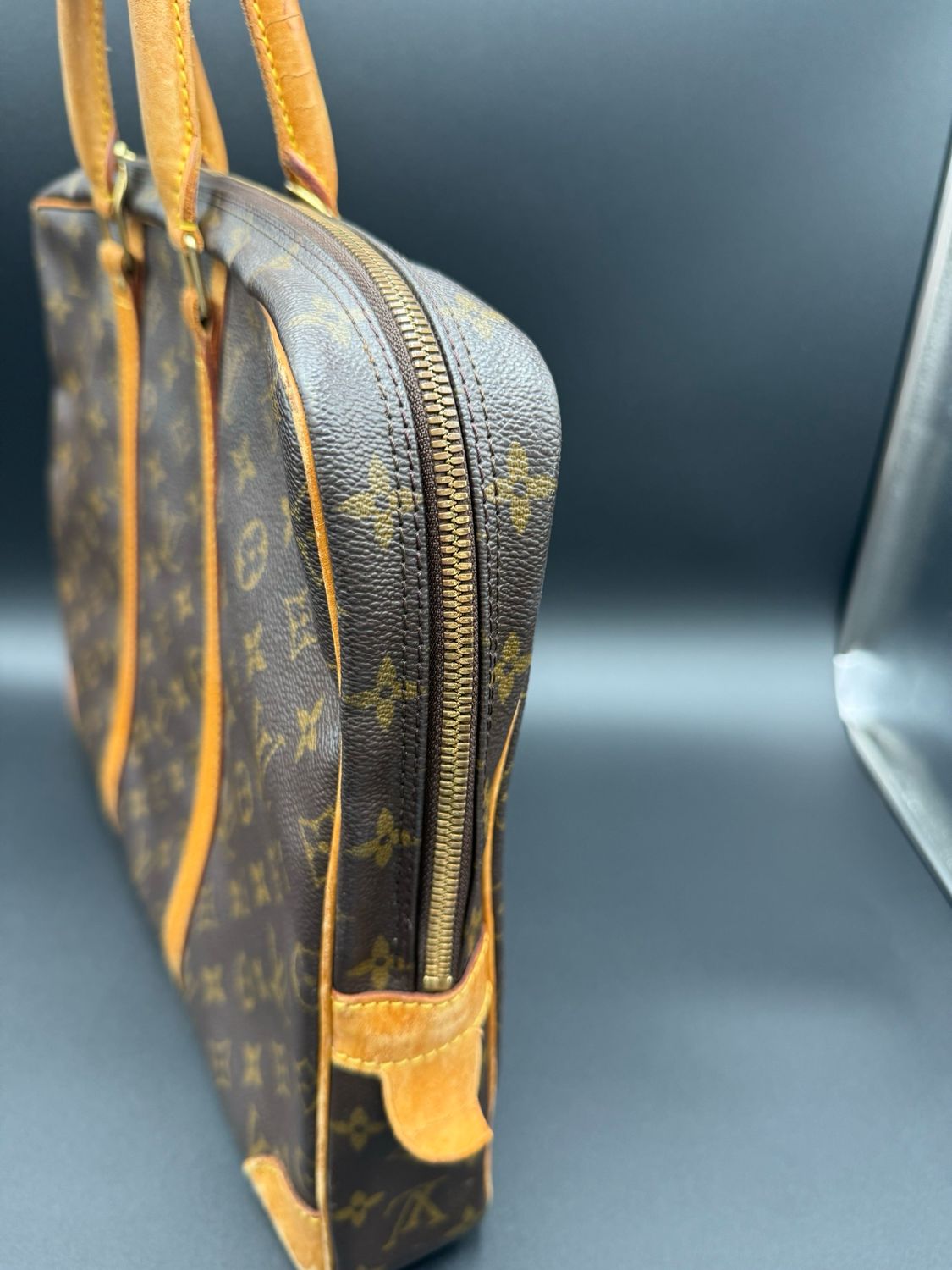 Louis Vuitton Monogram Porte Document Voyage Laptop Briefcase