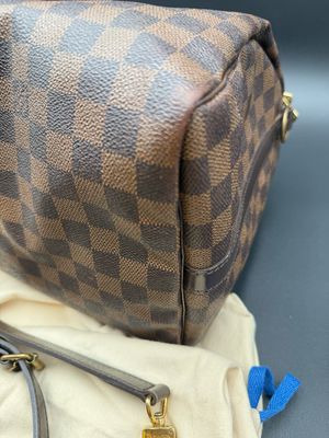 Louis Vuitton Damier Ebene Bandoulier Speedy 35 Crossbody Messenger