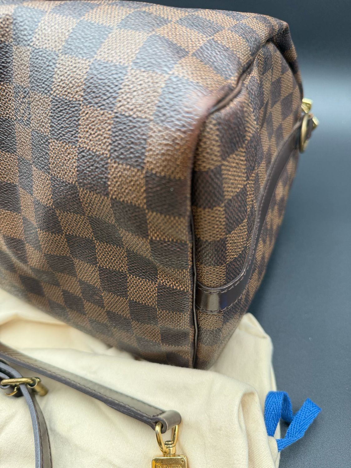Louis Vuitton Damier Ebene Bandoulier 35 Crossbody Messenger