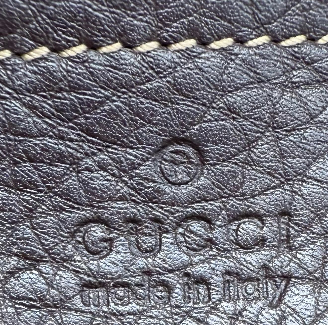 Gucci Monogram Canvas Icon Bit Medium Shoulder Sling