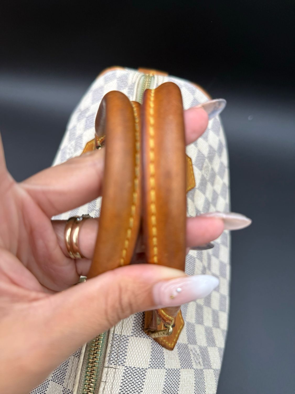 Louis Vuitton Speedy Damier Azur 30 Satchel Boston