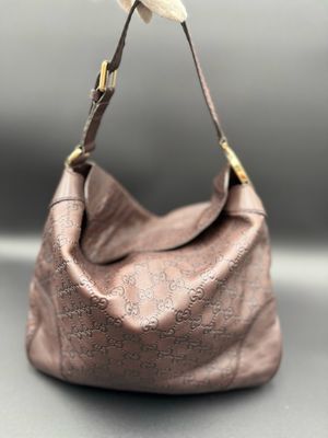 Gucci Charlotte Hobo Guccissima Leather Dark Brown