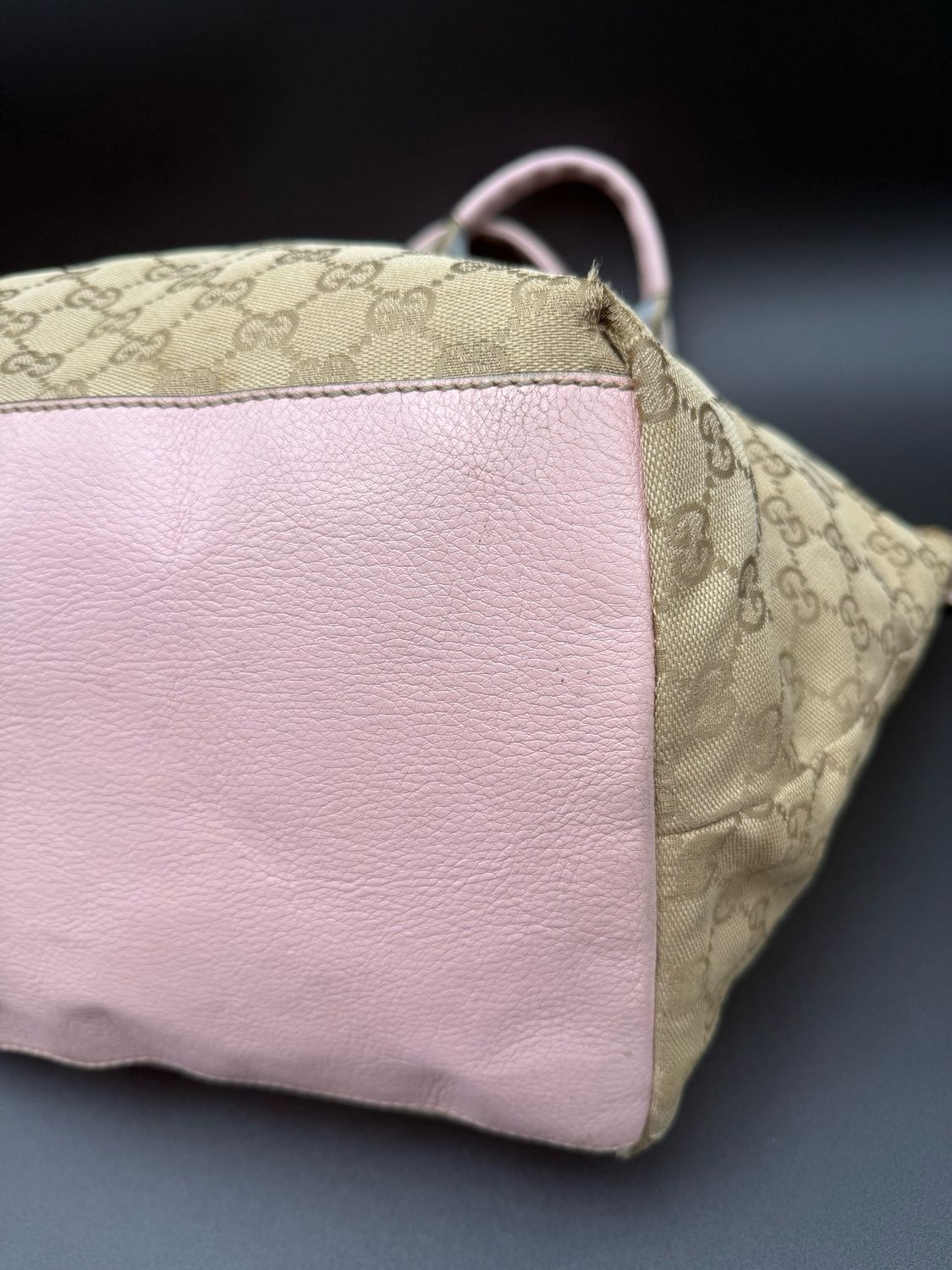 Gucci Web Strap Zipper Tote 