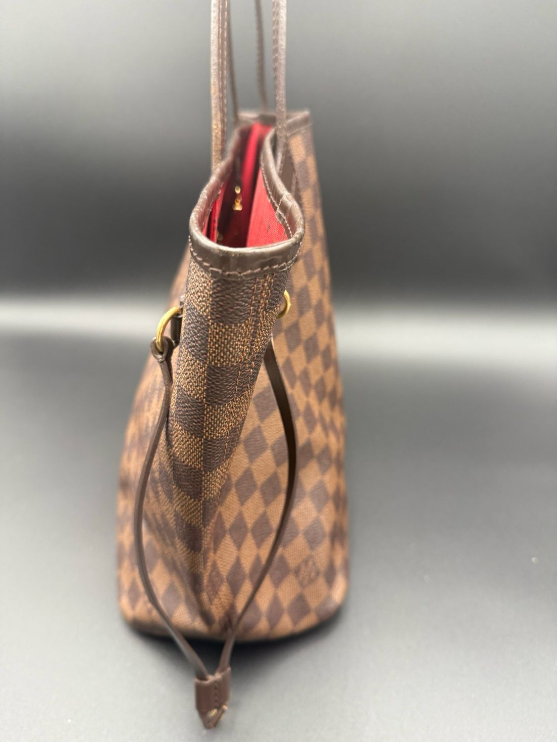 Louis Vuitton Damier Ebene Neverfull Mm Tote Shoulder Bag