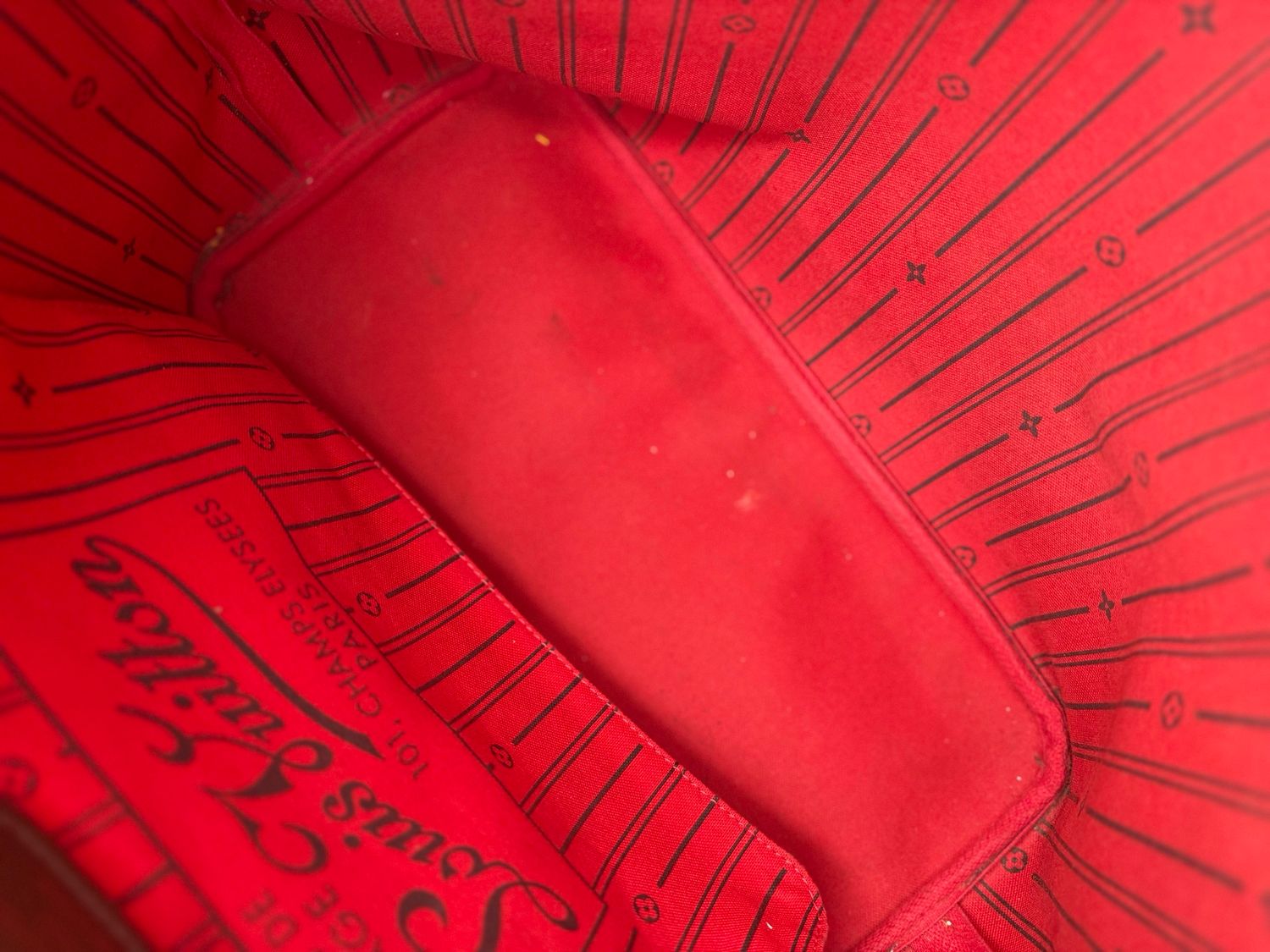 Louis Vuitton Damier Ebene Neverfull Mm Tote Shoulder Bag