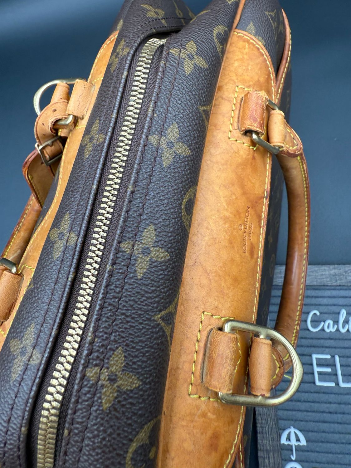 Louis Vuitton Monogram Deauville Top Handle Satchel