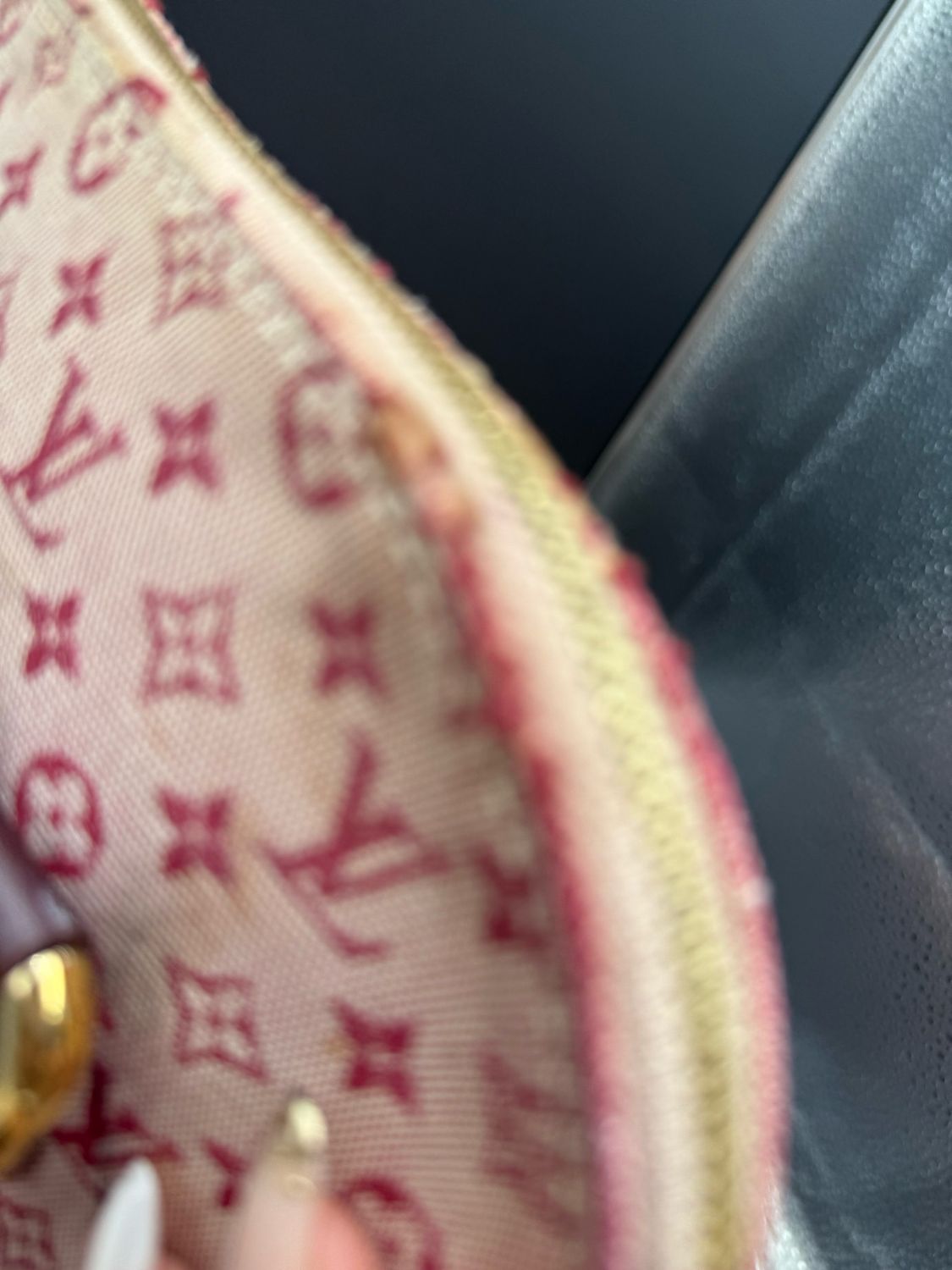 Louis Vuitton Monogram Alma Mini Lin Haut Top Handle