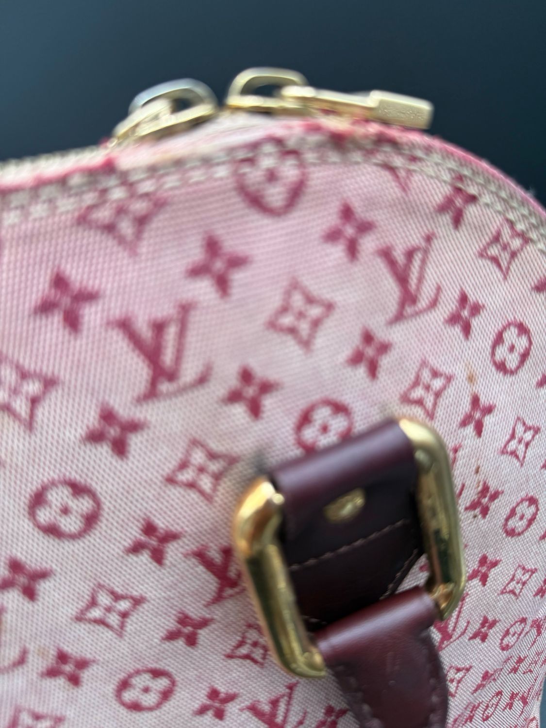 Louis Vuitton Monogram Alma Mini Lin Haut Top Handle