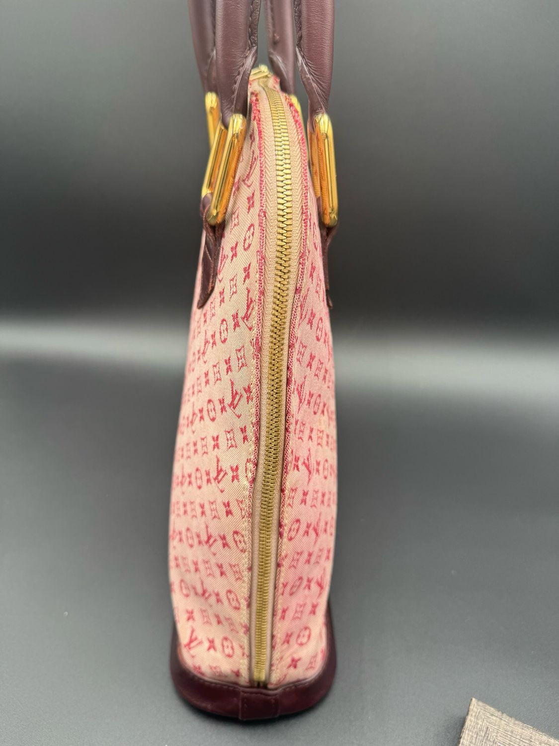 Louis Vuitton Monogram Alma Mini Lin Haut Top Handle