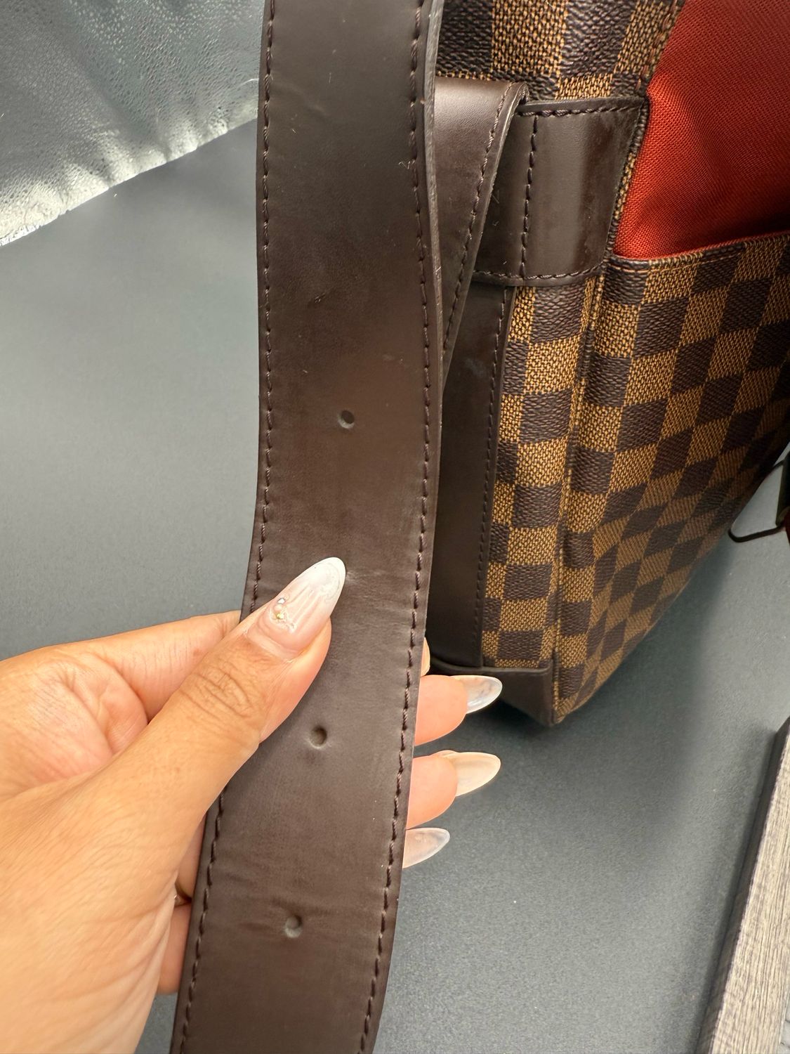 Louis Vuitton Damier Ebene Messenger Crossbody Bastille Mens