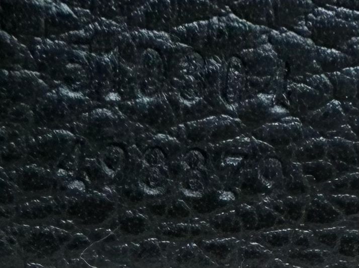 Gucci Pebbled Leather Sling Black Messenger Dollar Interlocking Small