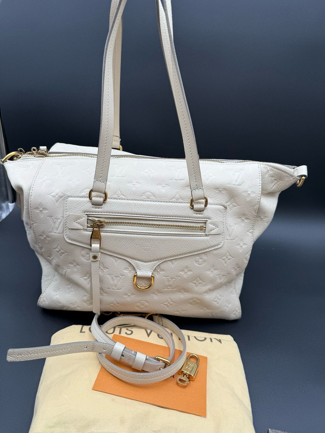 Louis Vuitton Monogram Empreinte Lumineuse Pm Leather Crossbody 