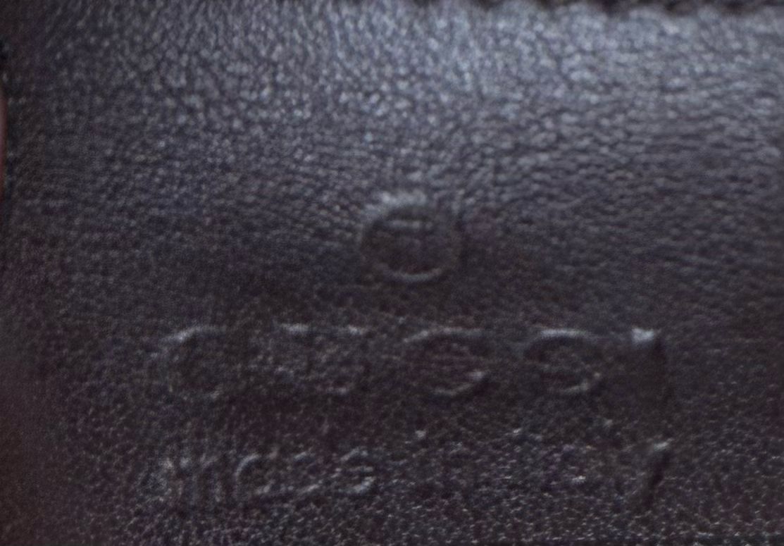 Gucci Guccissima Leather Scarlett Tote Dark Brown Shoulder Bag