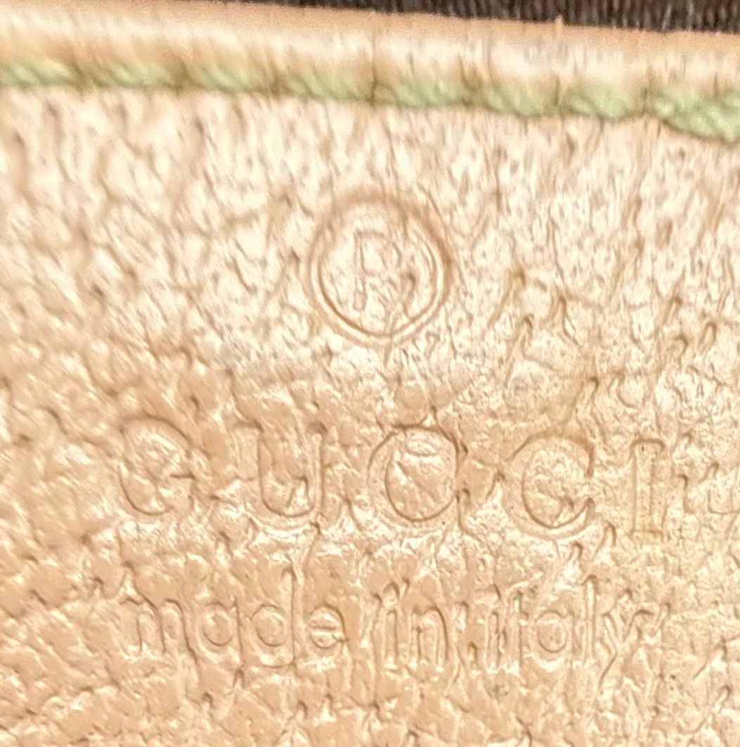 Gucci Monogram Canvas Pretty Boat Pochette Shoulder Pink