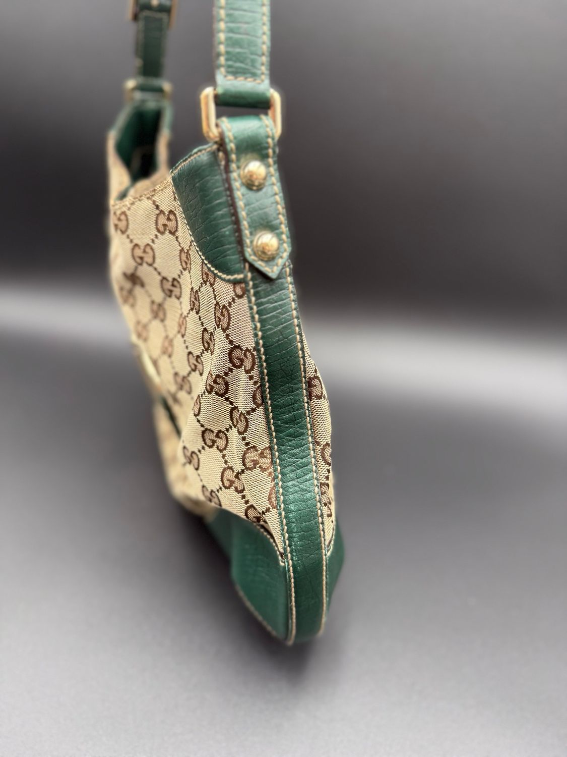 Gucci Hasler Hobo Web Tote Shoulder