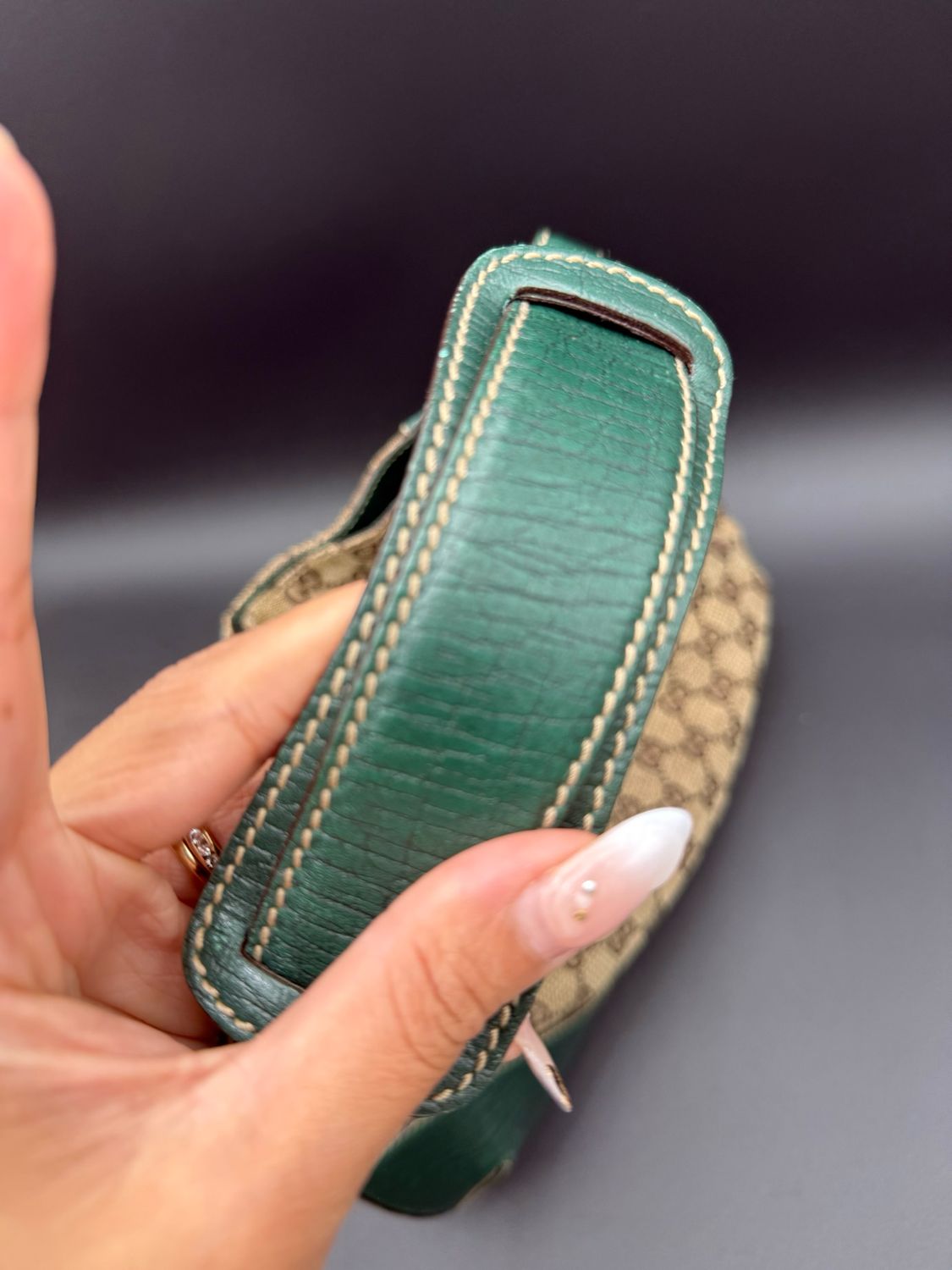 Gucci Hasler Hobo Web Tote Shoulder