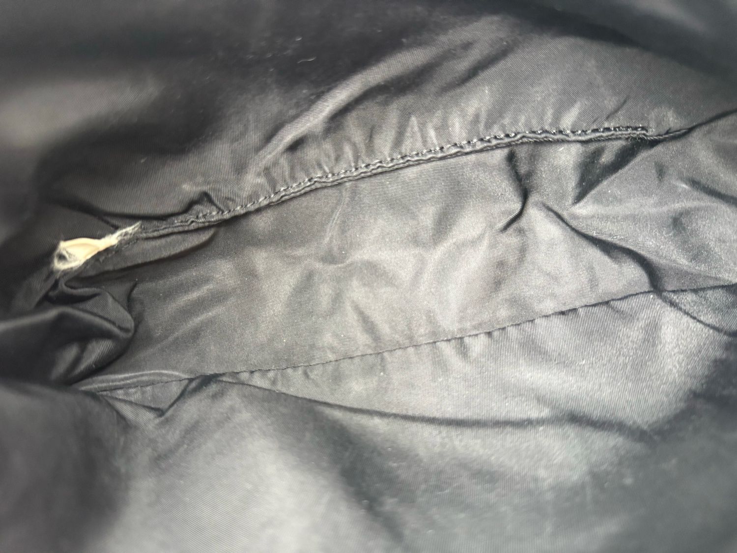 Prada Pochette Black Nylon Tessuto Shoulder