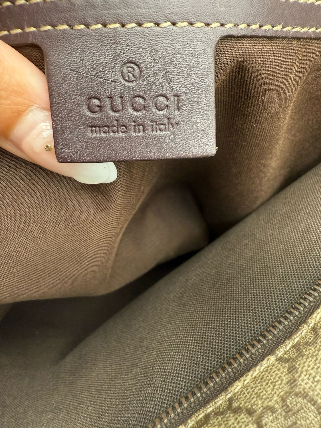 Gucci Supreme Plus Coated Canvas Tote Shoulder