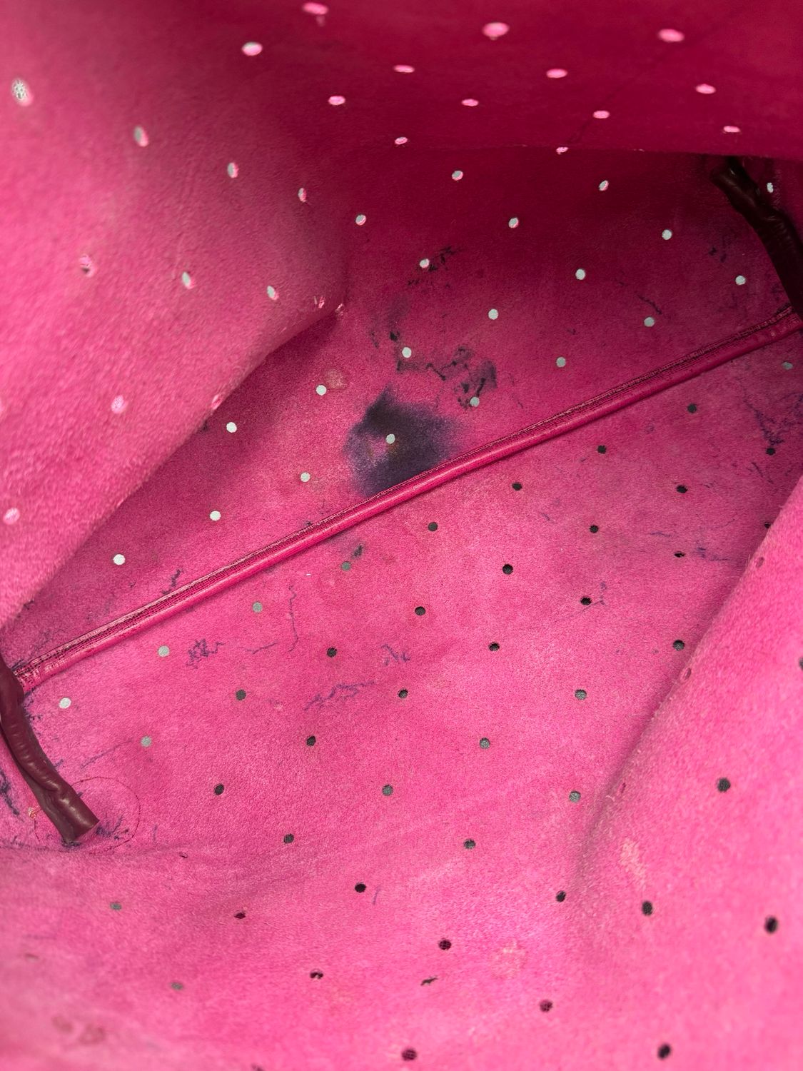 Fendi Vitello Elite Perforated Roll Tote 