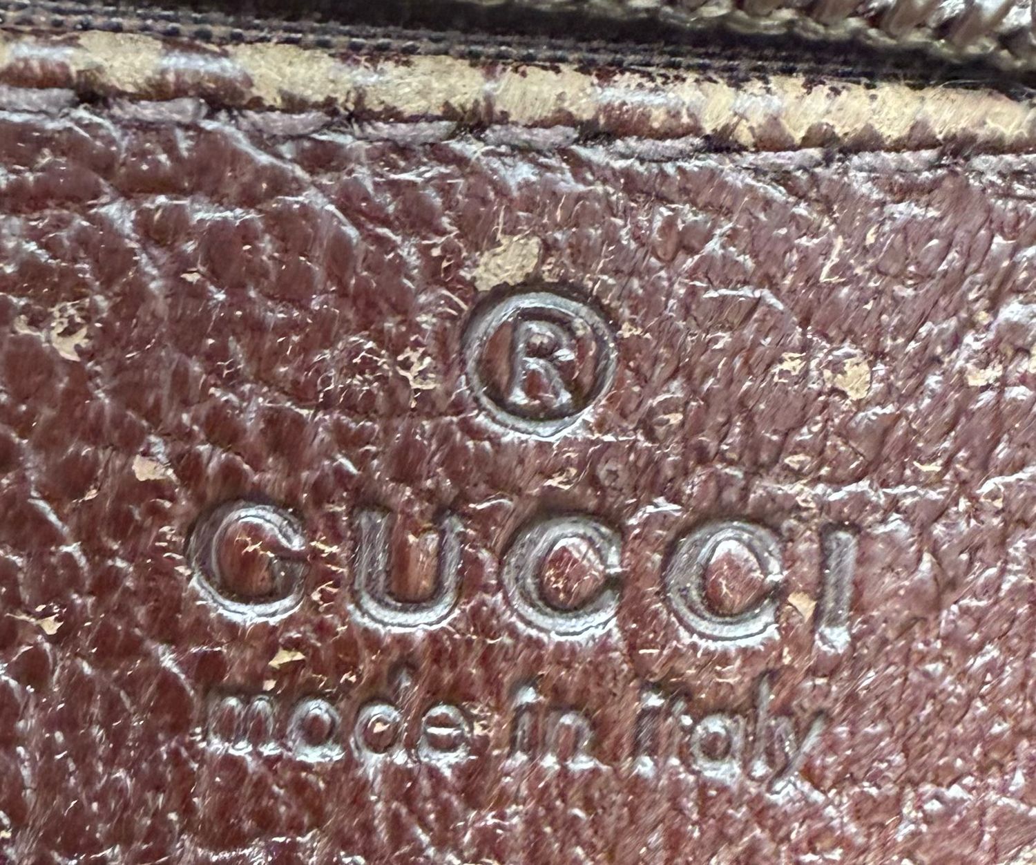 Gucci Monogram Web Strap Flat Messenger Canvas Crossbody