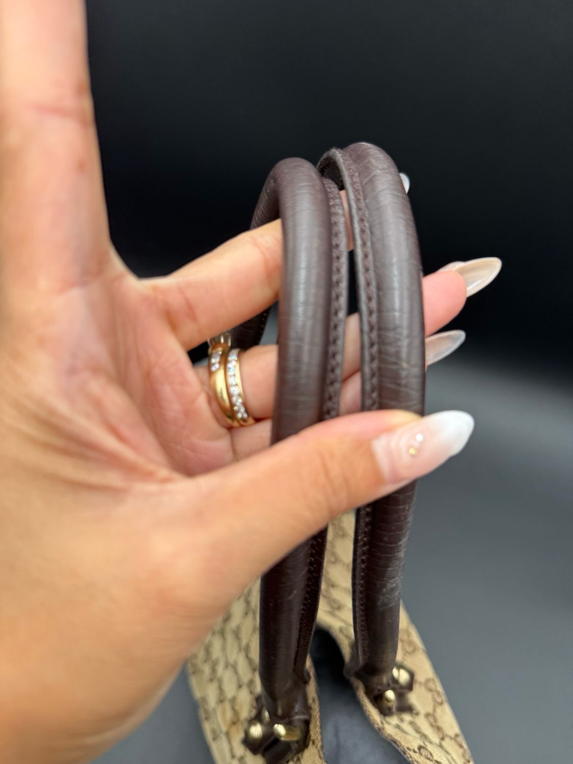 Gucci Hasler Tote Web Shoulder Bag