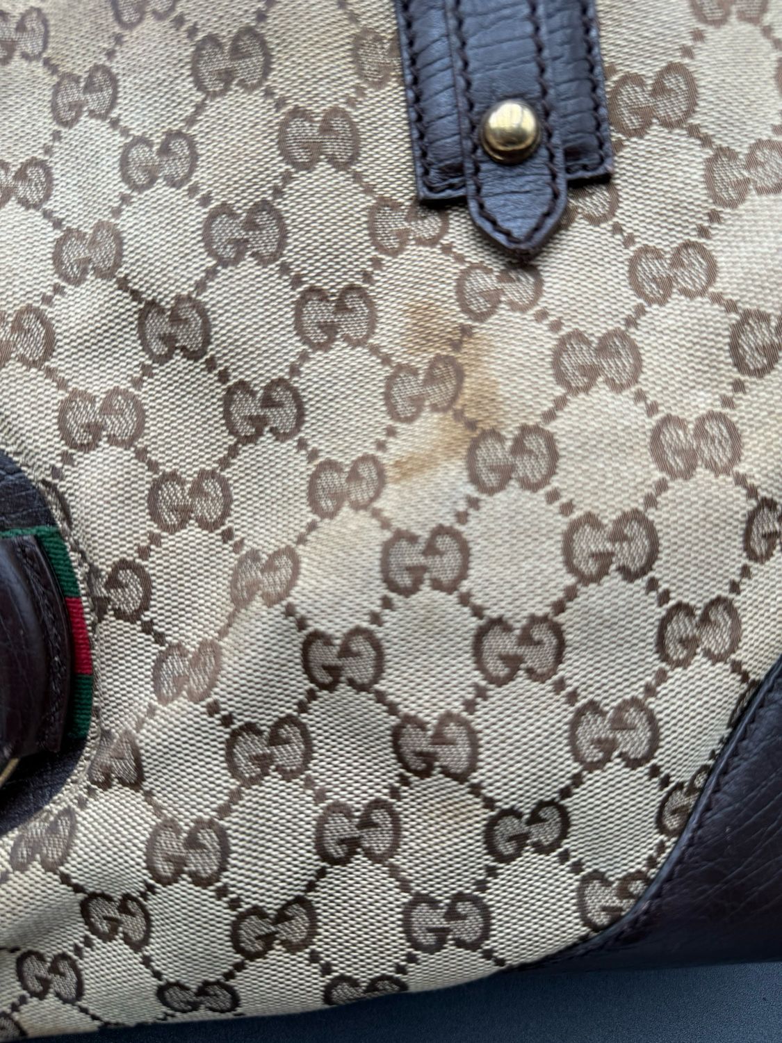 Gucci Hasler Tote Web Shoulder Bag