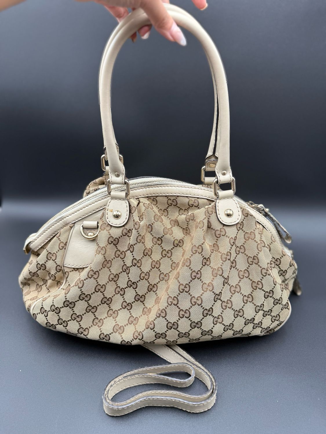 Gucci Sukey Convertible Tote Sling Shoulder Bag