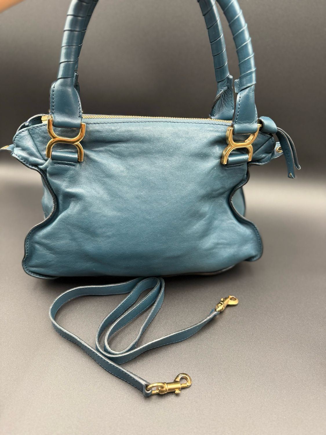 Chloe Marcie Turnlock Medium Messenger Crossbody