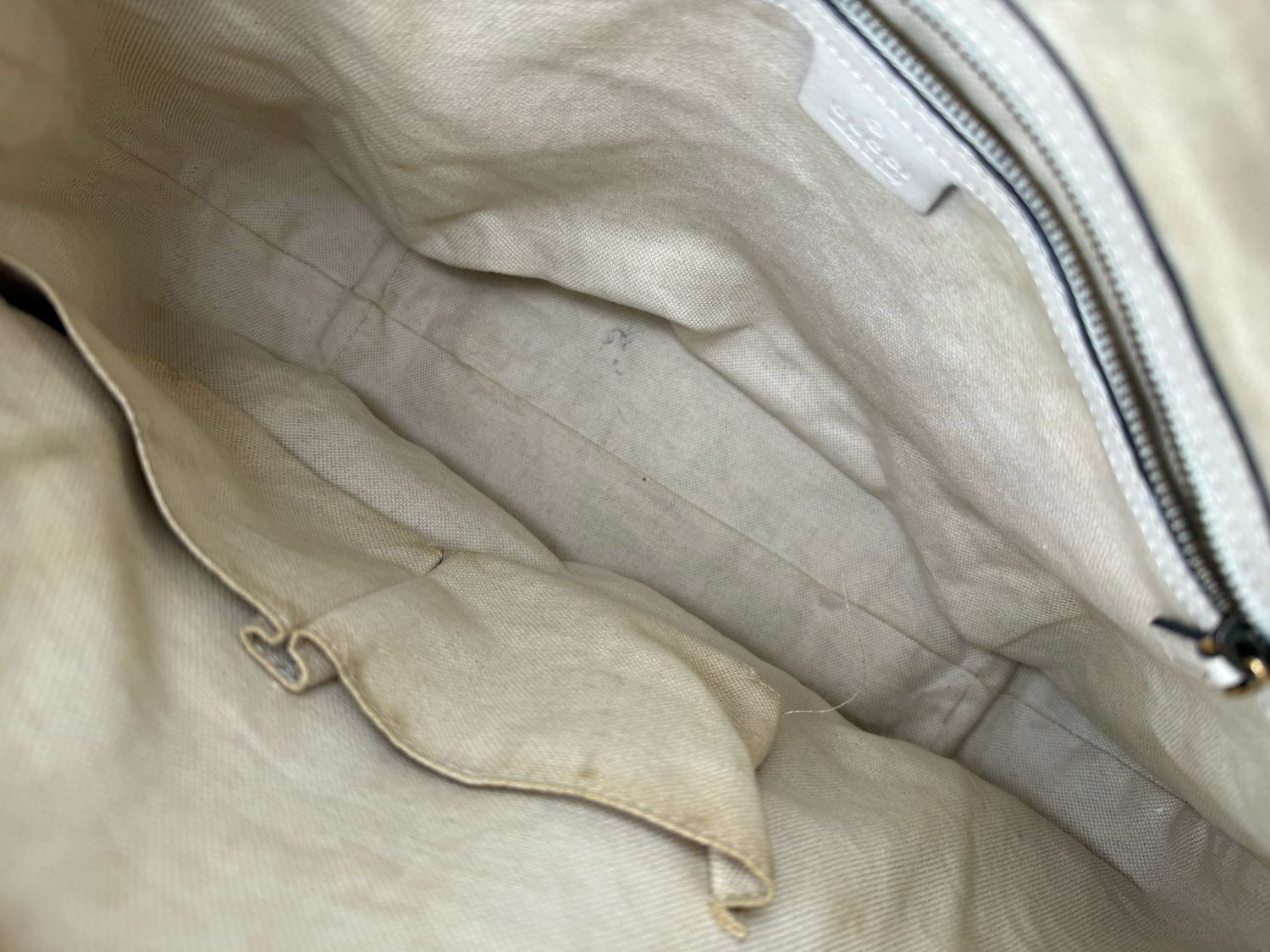 Gucci Monogram Canvas Running Hobo Shoulder Bag