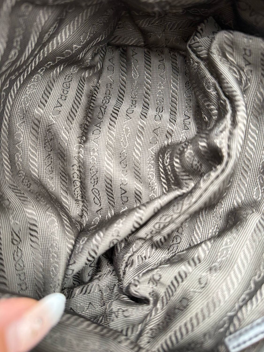 Prada Nylon Tessuro Sirio Pochette Hobo