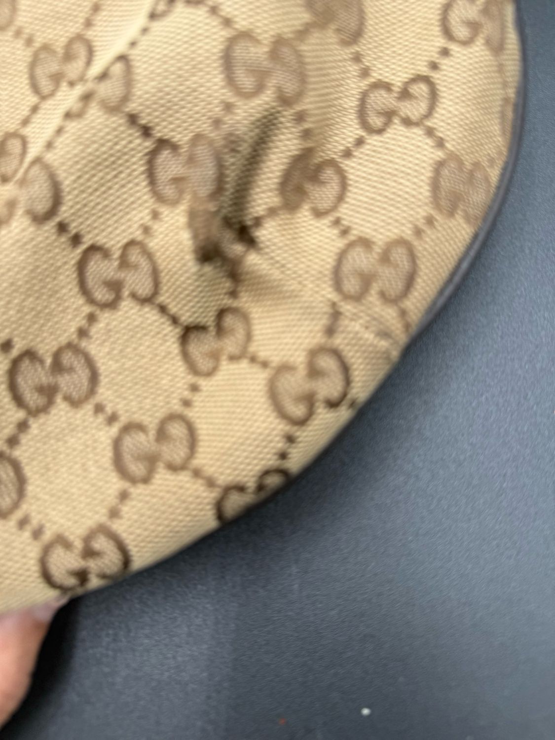 Gucci Halfmoon Web Strap Messenger Crossbody