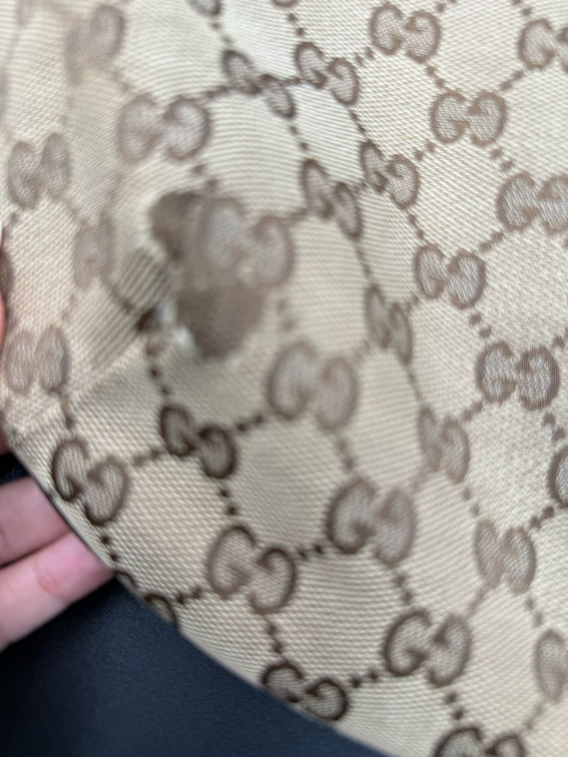 Gucci Halfmoon Web Strap Messenger Crossbody