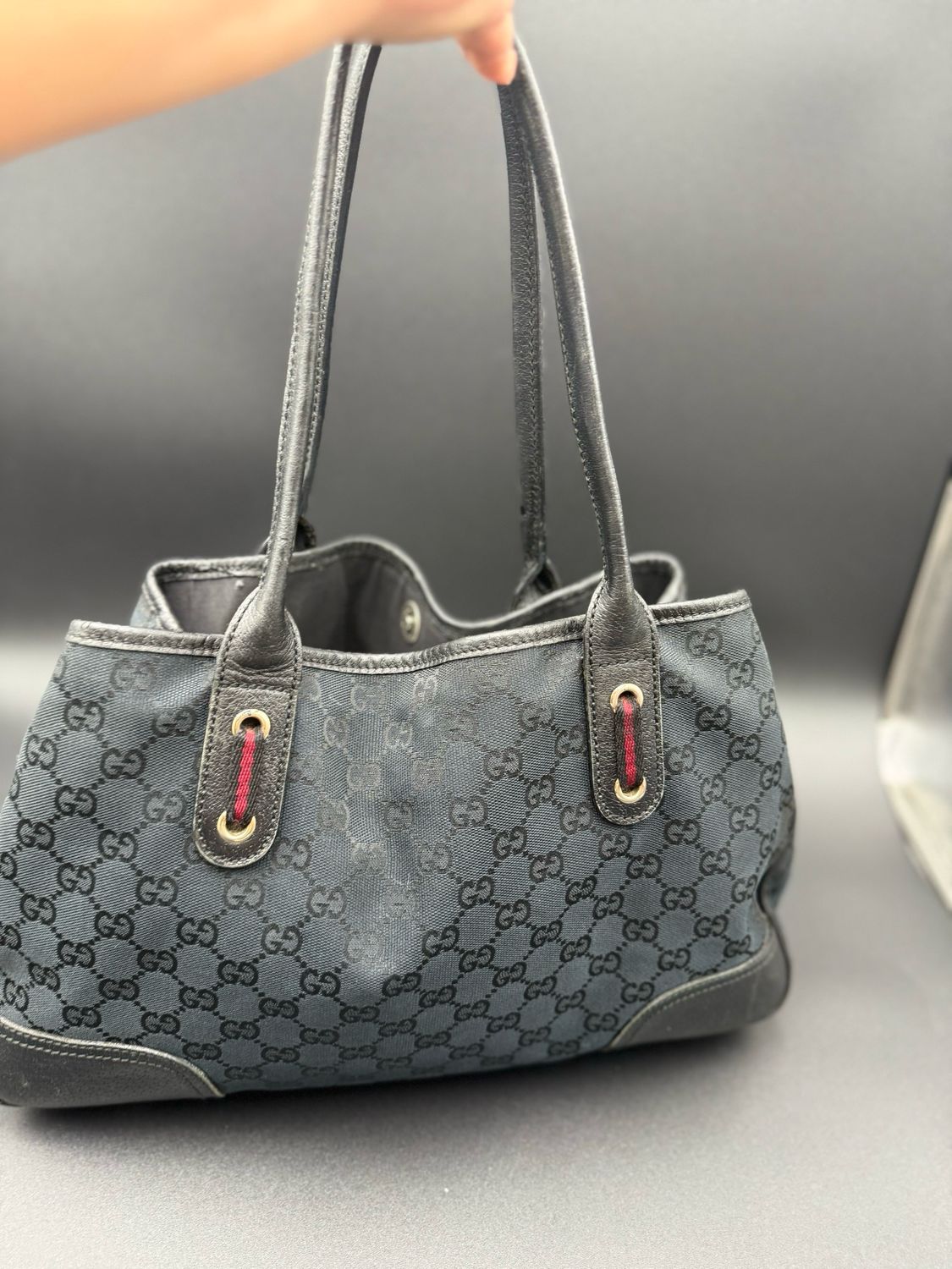 Gucci Monogram Canvas Princy Tote Shoulder