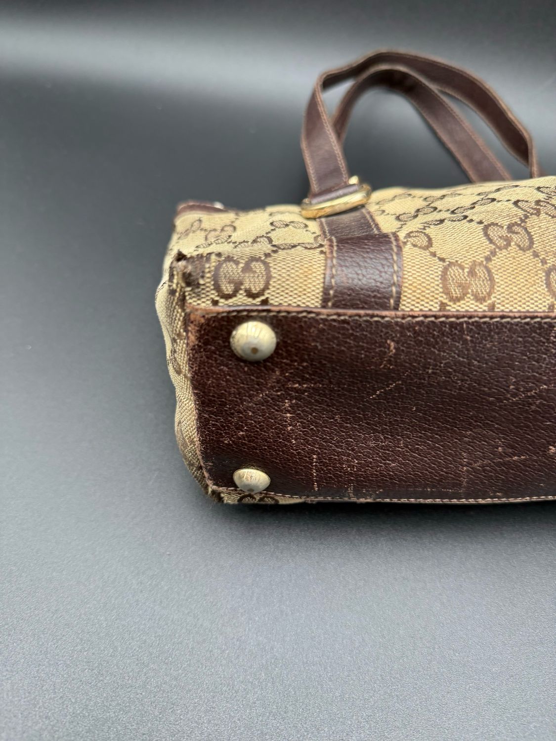 Gucci Monogram Abbey Tote Shoulder Small