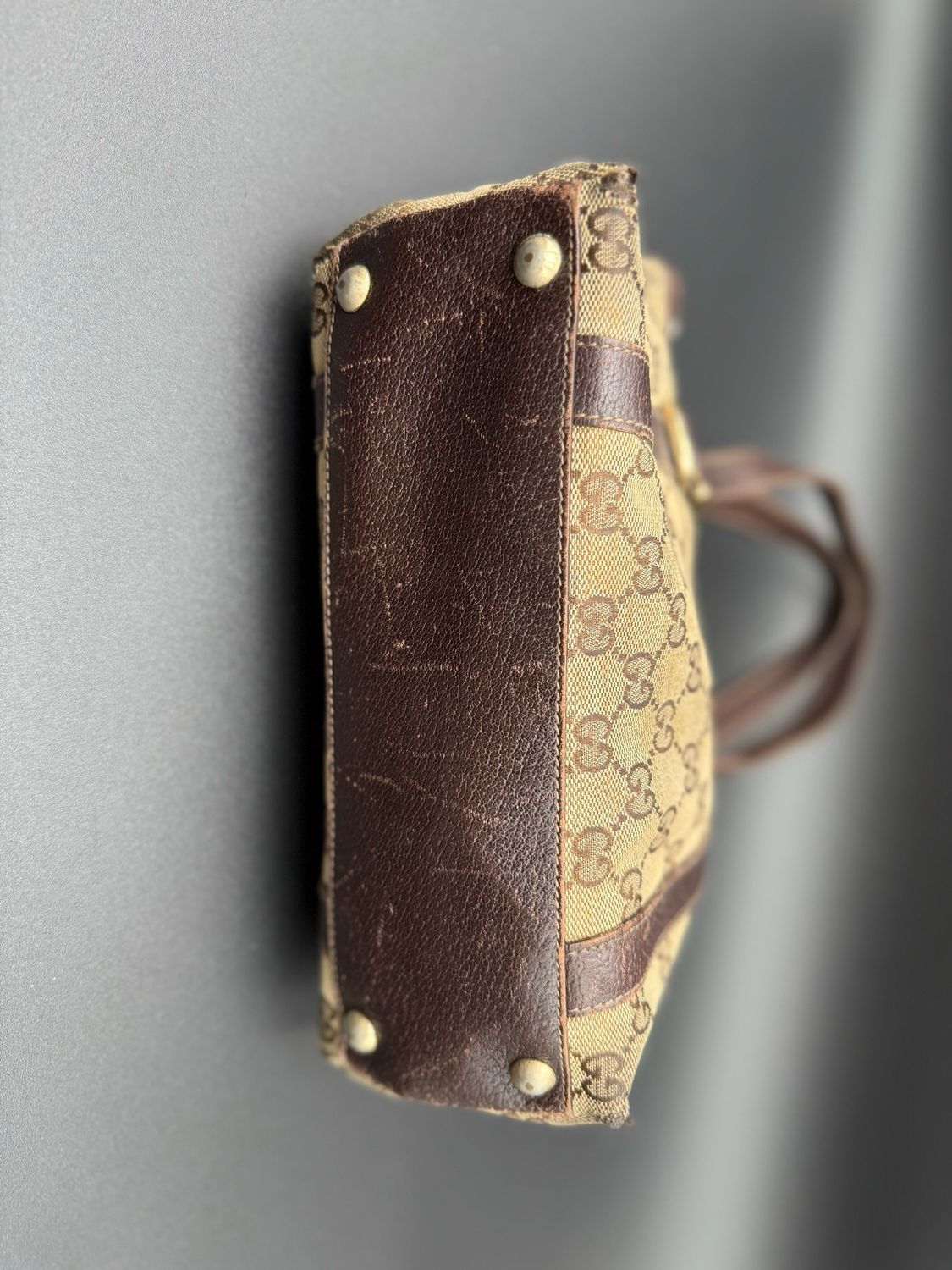 Gucci Monogram Abbey Tote Shoulder Small