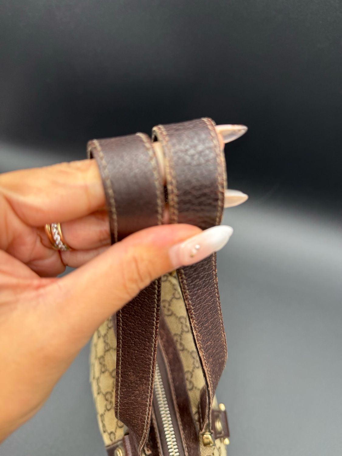 Gucci Monogram Abbey Tote Shoulder Small