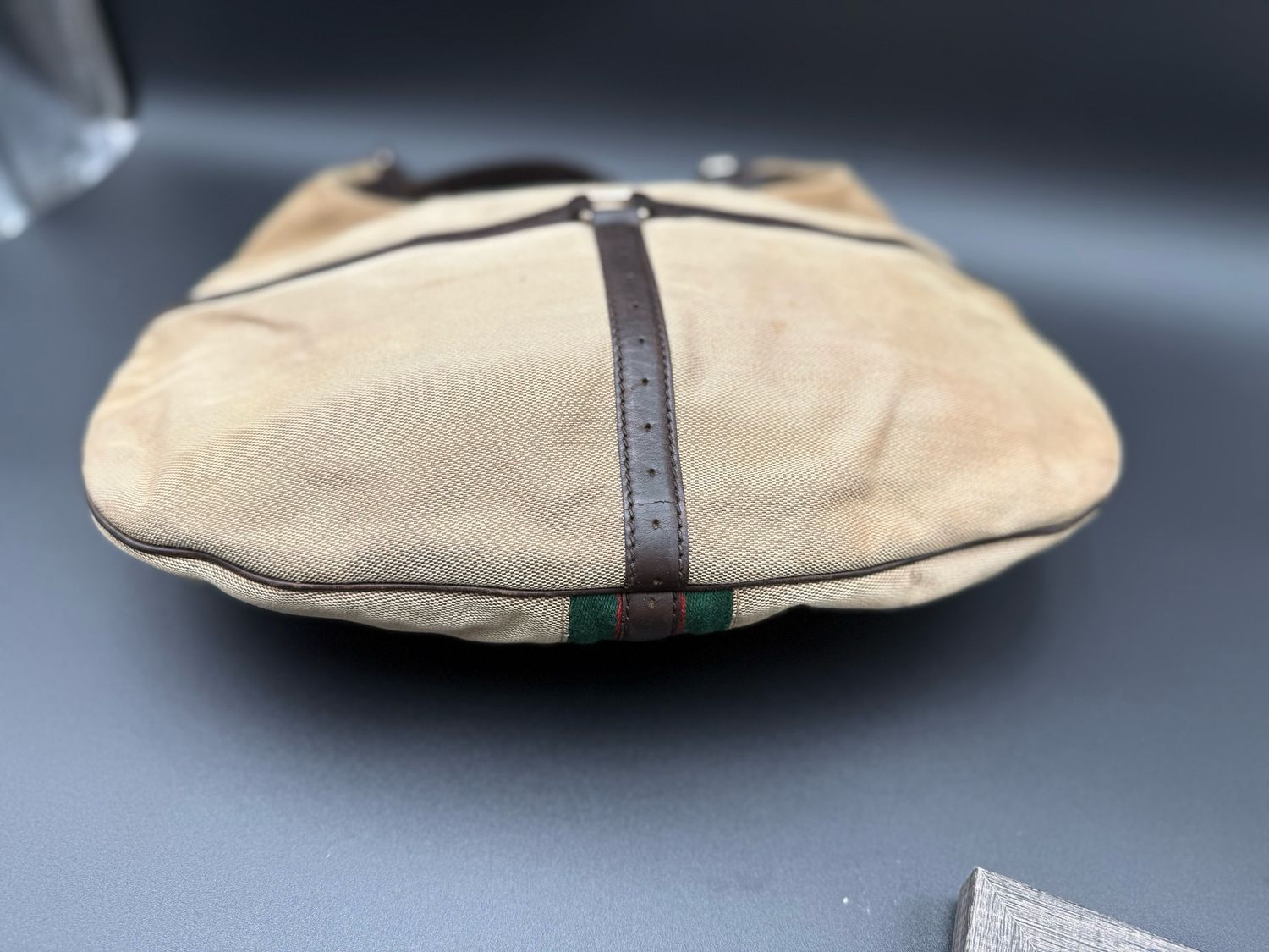 Gucci Canvas Web Reins Hobo Shoulder Large