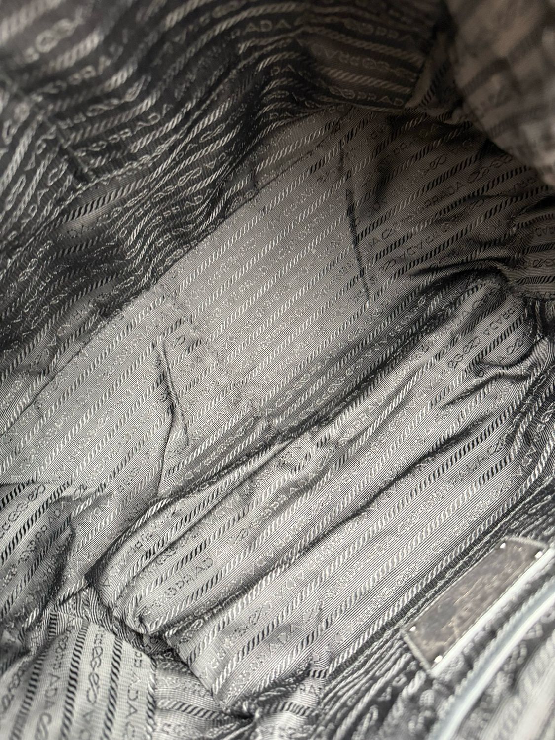 Prada Soft Leather Calfskin Convertible Tote Sling