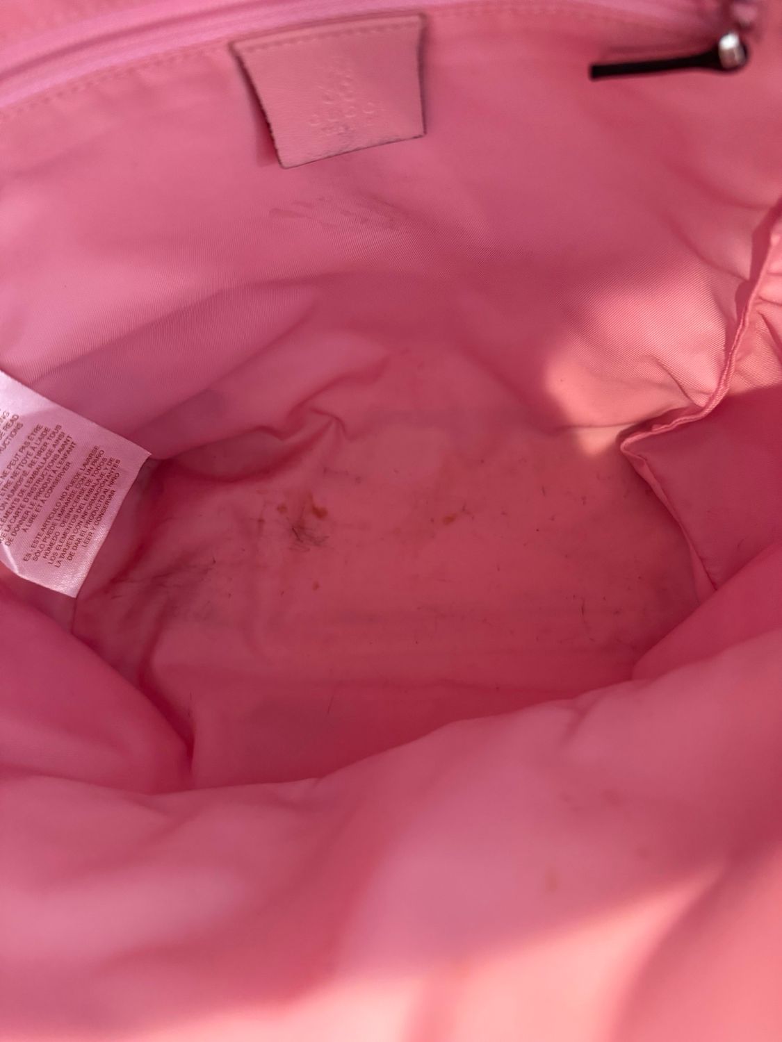 Gucci Backpack Supreme Pink 